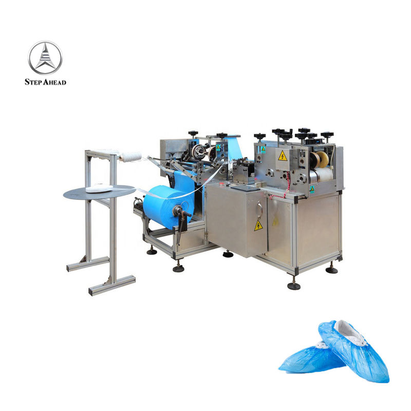Full Automatic 180pcs/Min Nonwoven Shoe Cover Machine 220V For PPE