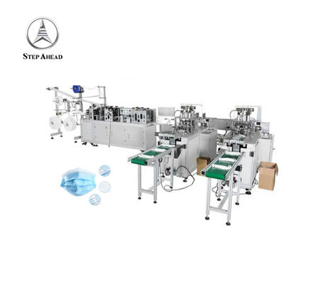 Urtla High Speed Touch Screen 3 Ply Face Mask Making Machine