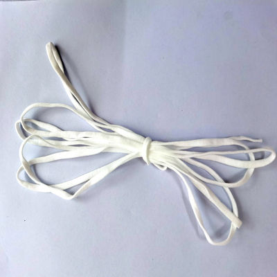 White 3mm 5mm Earloop Cord Roll For Dsiposable Mask